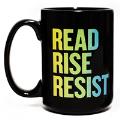 Read Rise Resist Mug (Yellow to Blue)